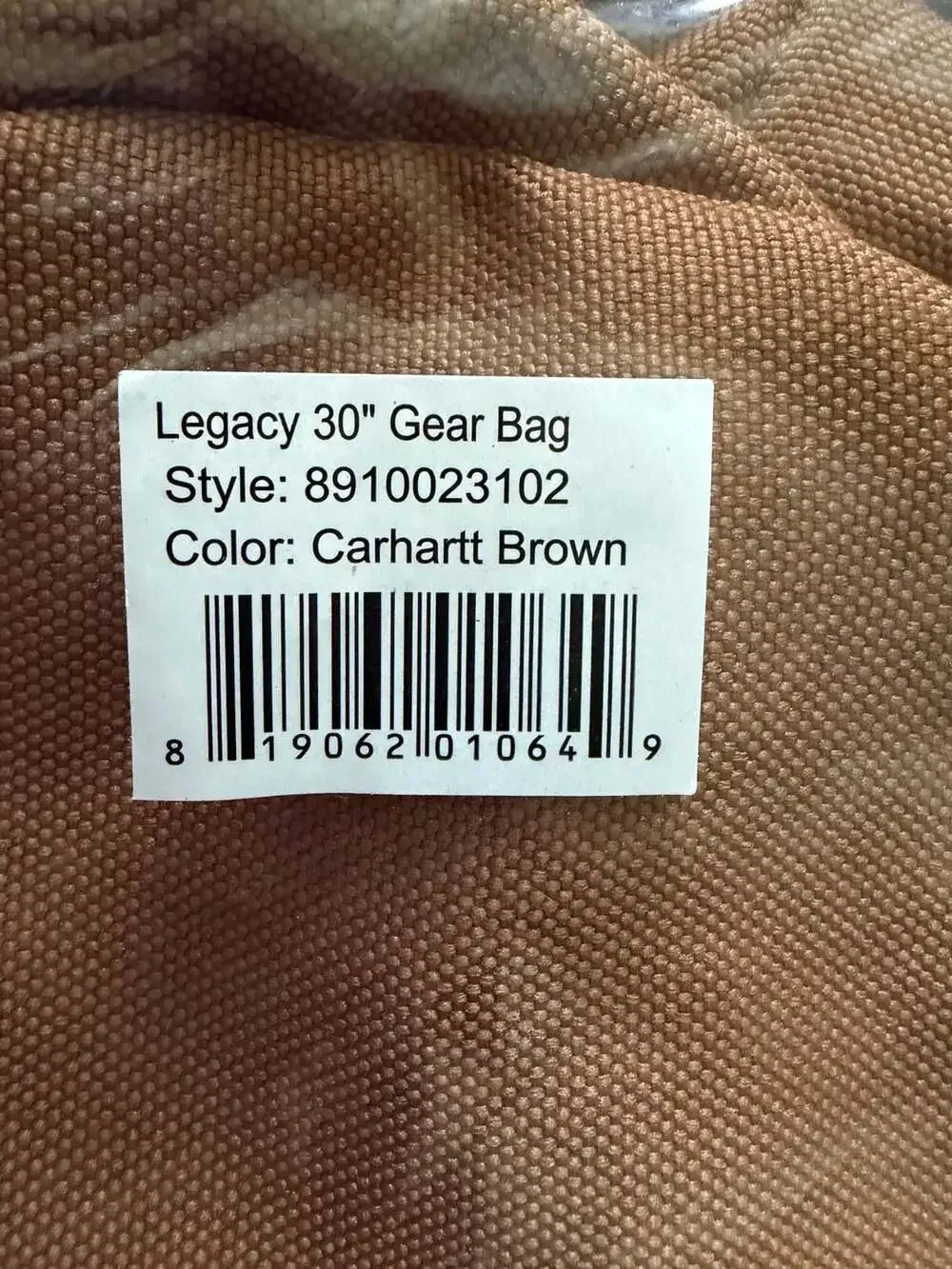 Carhartt Legacy Series 30 Inch Gear Bag, Style 8910023102